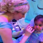Cinderella party face painting