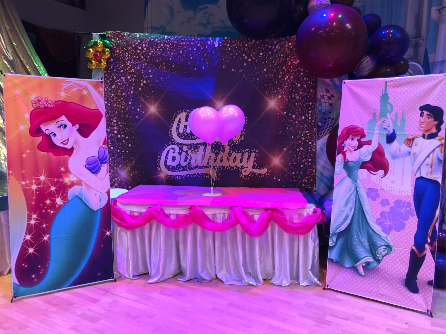 little mermaid party deocations