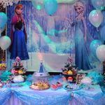 Frozen theme sweet table